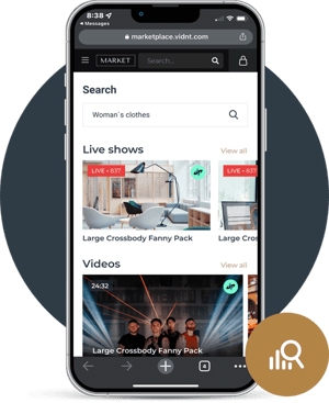Smartphone Livestream Shopping